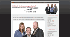 Desktop Screenshot of kanzlei-weinhold.de